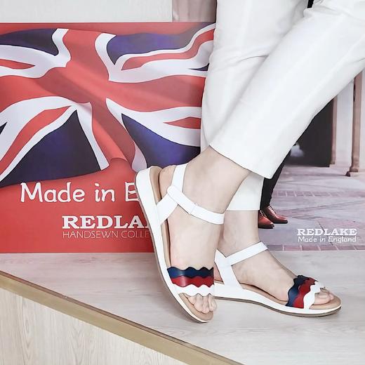 断码特价39码——西班牙原产优雅超舒适女士皮凉鞋N1225-白色/蓝色/红色 商品图7