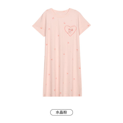 都市丽人生活家居女士棉质短袖裙睡衣LH46J8 商品图8