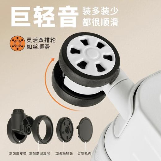 源自德国品牌【配件终身免费保修 送箱套】朗客学生行李箱20寸登机男超轻旅行女密码拉链小型皮24寸拉杆箱子母箱  5条评价 一年内 10+ 个成交 商品图5