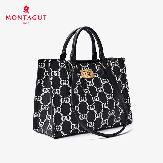 梦特娇女包新款包包老花托特包大容量单肩包通勤时尚手提包女 商品图1