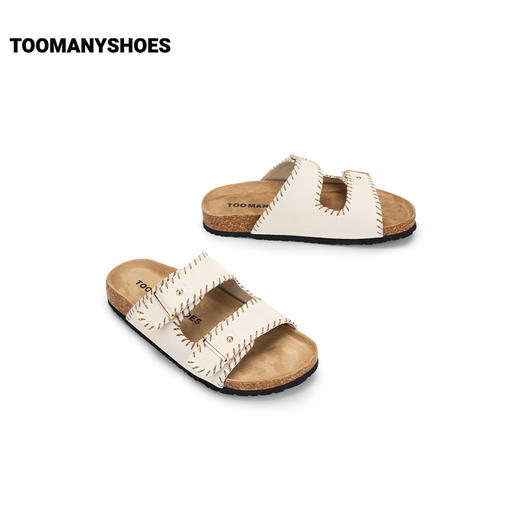 【云优选】Toomanyshoes拖鞋延长假期厚底沙滩鞋勃肯凉拖女外穿 商品图6