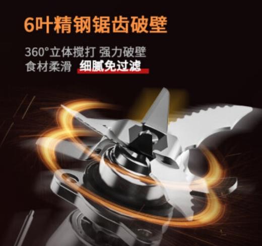 美的 破壁机 家用豆浆机 智能预约轻音绞肉机榨汁机多功能迷你果汁机宝宝辅食料理机 MJ-CBL1096 商品图2