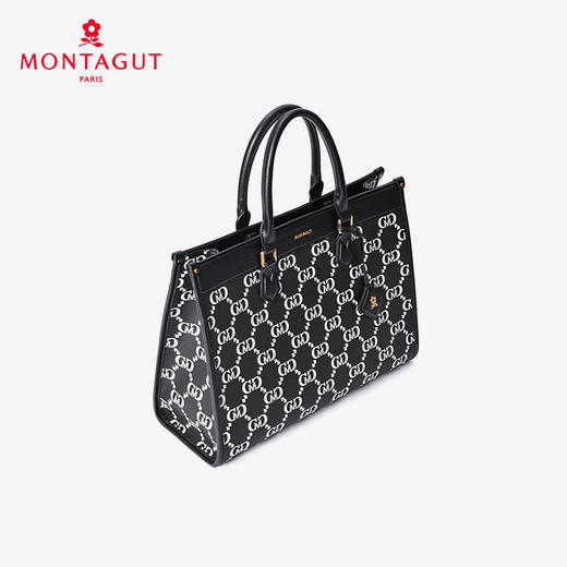 梦特娇女包新款休闲复古老花手提包大容量通勤斜挎包妈妈礼物 商品图2