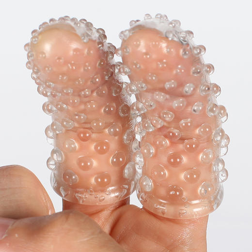 取悦 抠指套 狼牙指套大颗粒情趣成人用品女性扣手指套高潮自慰 商品图8