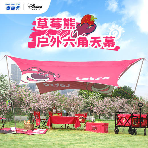迪士尼草莓熊系列六角天幕JDFA22880-LO 商品图4