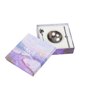 【样品清仓5折，仅一件】TAIC太可纯钛碗筷套装轻奢中式家用简约一人食餐具礼盒皓月银/流光金