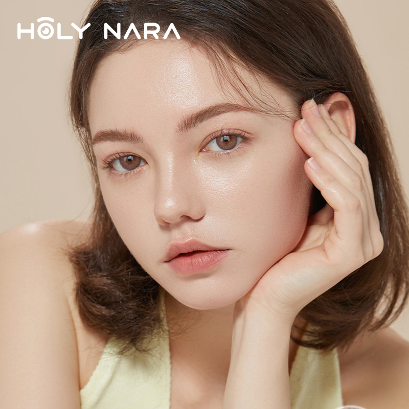 【日抛】Holy Nara 宝妮牡丹 粉 直径：14.1mm  含水量38%（日抛10片/盒 不同度数请拍两盒）