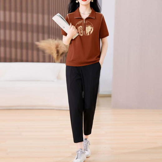 时尚新中式国风，休闲运动套装HR-QQIANBH8918 商品图3