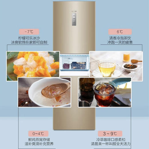 统帅（Leader）冰箱 BCD-218WLDPPU1 海尔出品 商品图2