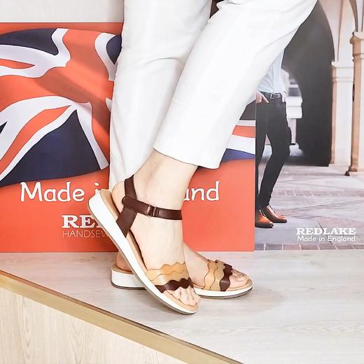 断码特价35码——西班牙原产优雅超舒适女士皮凉鞋N1225-棕色/黄色/橙色 商品图6