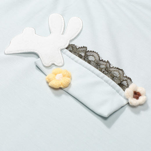 都市丽人生活家居女士棉质短袖短裤睡衣套装LH42R7 商品图5