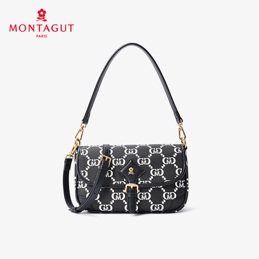 梦特娇女包新款包包老花翻盖包腋下通勤时尚单肩包斜挎包女 商品图0