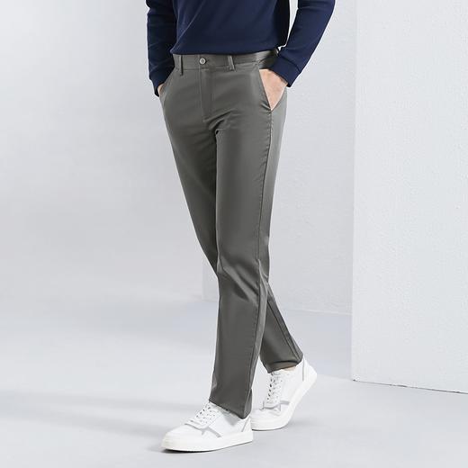 【新疆棉】柒牌男装休闲裤男2024春季新款商务百搭修身直筒长裤子	126H71580 商品图1