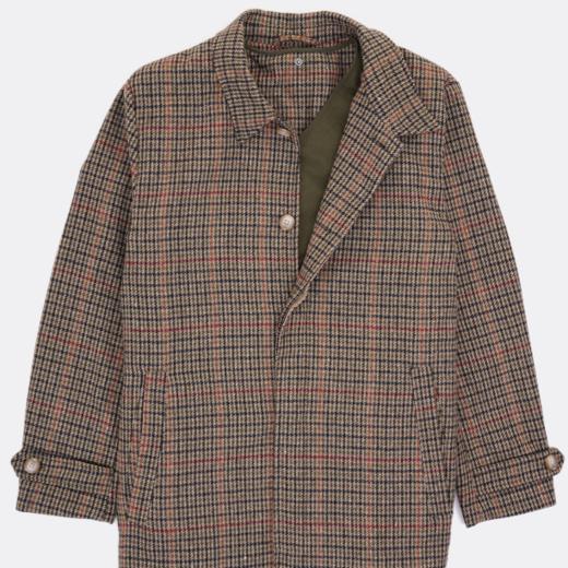 COLOURS & SONS 2合一 男士长外套 优雅格纹休闲时尚翻领潮流百搭 商品图0