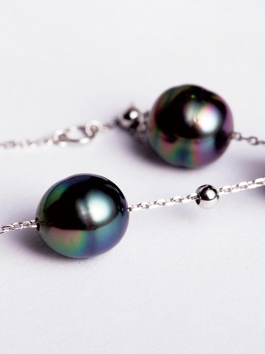 LUCINE 鹿鸣珠宝 |【满天星】黑珍珠手链 商品图3