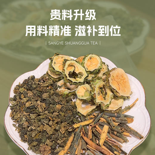 【粮药LY】桑叶双瓜茶 热卖桑叶茶冬瓜茶苦瓜茶耐泡古方健康畅享 120g/盒(20包) 商品图2