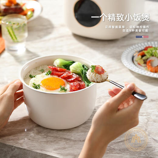 【小家电】迈卡罗电饭煲电饭锅2L 迷你电饭煲小1-3人煮饭煮粥锅辅食BB锅智能预约HF 商品图5