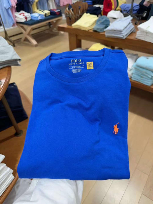 必备单品！RL 拉夫劳伦polo 男士圆领基础款短袖T恤 国内¥990/件，找我¥340/件 商品图14