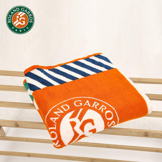 罗兰加洛斯法网官方毛巾网球纯棉新款男女运动擦汗吸汗浴巾 商品图4