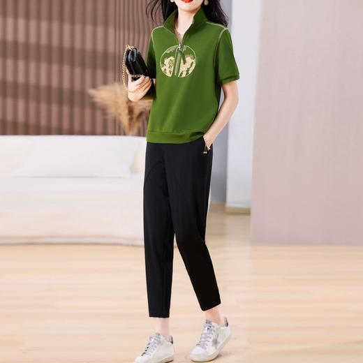 时尚新中式国风，休闲运动套装HR-QQIANBH8918 商品图0