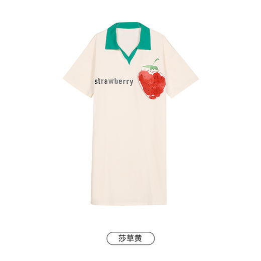 都市丽人舒适外出女士棉质短袖裙睡衣LH46J1 商品图7