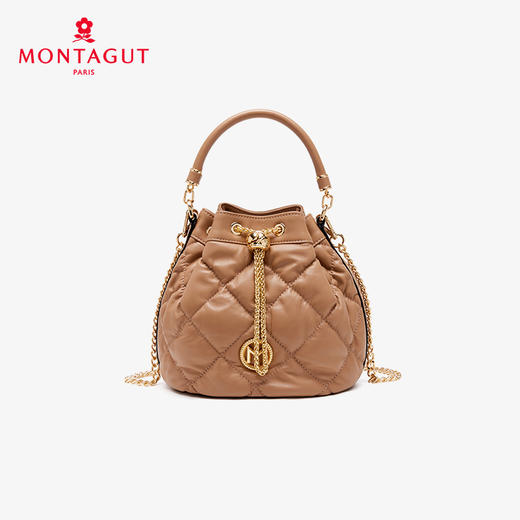 【高级羊皮系列】梦特娇法式优雅百搭水桶包 商品图5