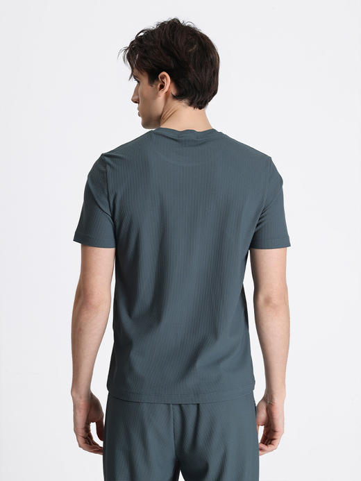 callisto绿色聚酯纤维混纺T恤 STTSS061C 商品图2