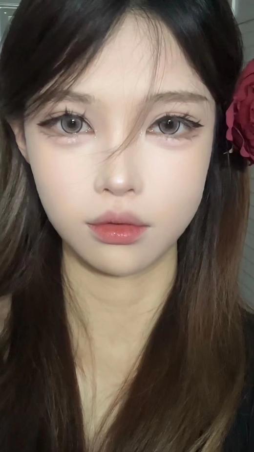 【大直径】Ealla girl- 猫眼圈圈棕-14.5mm【年抛 度数0-800度 无525/575】 商品图7