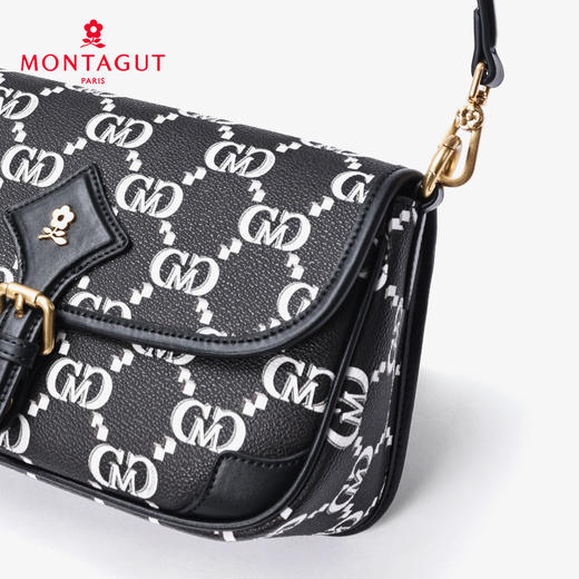 梦特娇女包新款包包老花翻盖包腋下通勤时尚单肩包斜挎包女 商品图4