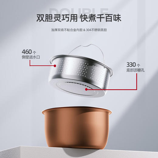 【小家电】迈卡罗MC-RS318电饭煲迷你家用低糖电饭锅智能小型米饭锅HF 商品图4