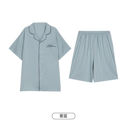 都市丽人生活家居亲子梭织短袖短裤都市锋尚睡衣套装FH41E7 商品图7