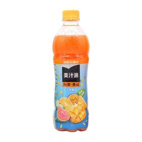 美汁源热带果粒热带风味复合果汁饮料450ml