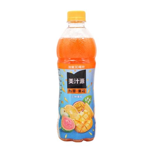 美汁源热带果粒热带风味复合果汁饮料450ml 商品图0