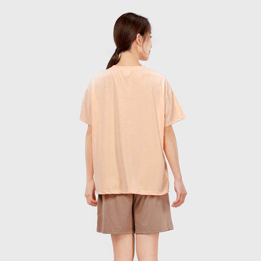 都市丽人生活家居女士棉质短袖短裤睡衣套装LH49C1 商品图2