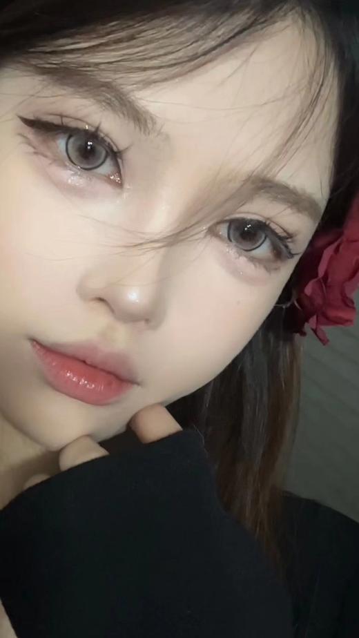 【大直径】Ealla girl- 猫眼圈圈棕-14.5mm【年抛 度数0-800度 无525/575】 商品图6