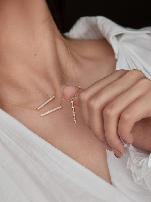 LUCINE 鹿鸣珠宝 | 【一】系列钻石项链 商品图0