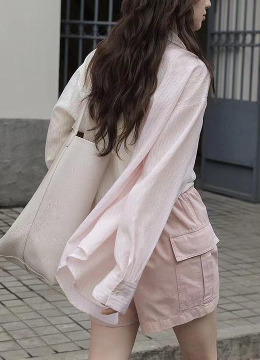 人间水蜜桃独供拼接渐变天丝开衫防晒衫 商品图7