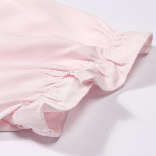 都市丽人生活家居女士梭织棉短袖裙睡衣LH46K5 商品图5