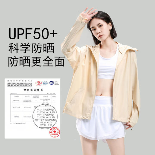 【UPF50+，原纱盈感防晒】原纱型宽松冰丝防晒衣！2024女夏季户外冰感透气防晒服男骑行钓鱼服外套 商品图1