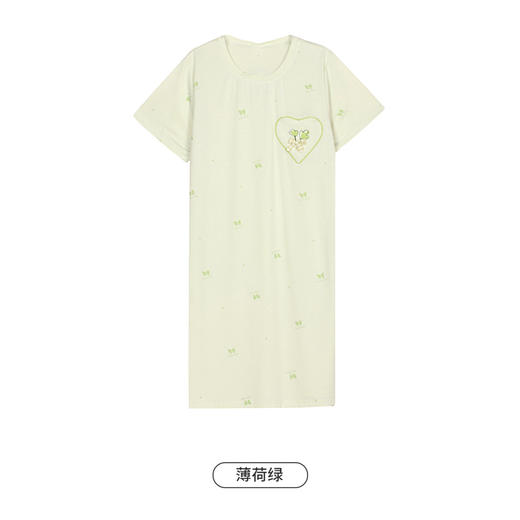都市丽人生活家居女士棉质短袖裙睡衣LH46J8 商品图7