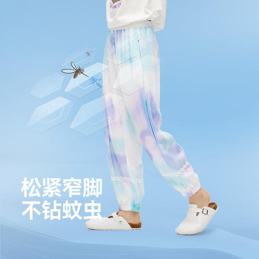 女童全腰梭织单裤防蚊裤夏季新款安奈儿童装EG426028 商品图1