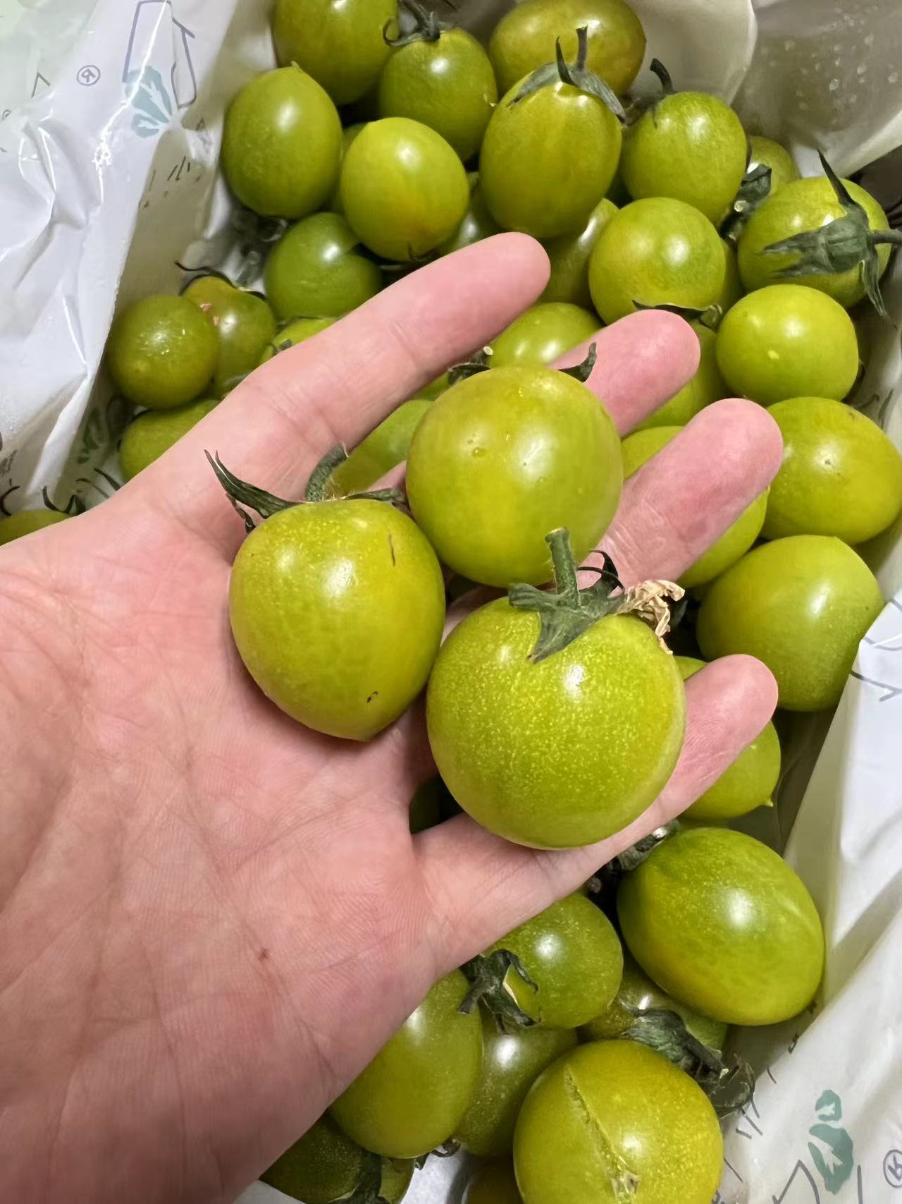 周四取货：【王婆绿千禧 】1盒1斤左右，圆润饱满，不酸，清甜不腻，爆汁！