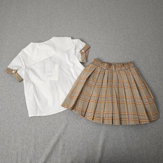 412-童海军领短袖套裙 商品图1