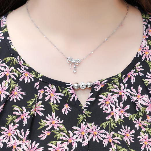 时尚气质，碎花连衣裙QYM-KED-6458A -Y 商品图3