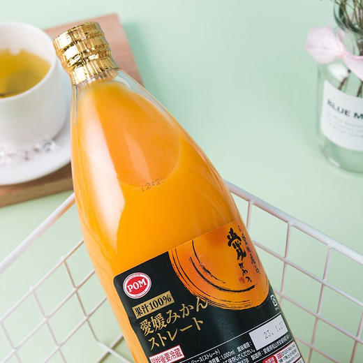 日本爱媛橘子汁1L/021631 爱媛县产POM完熟果汁 商品图1