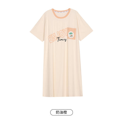 都市丽人生活家居女士棉质短袖裙睡衣LH46J5 商品图6