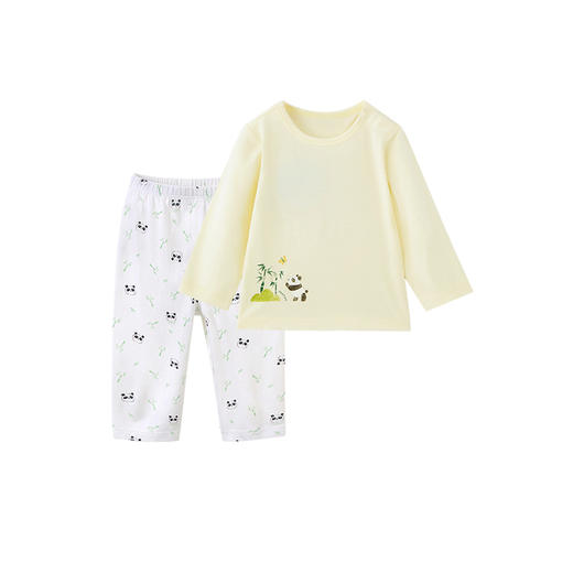 英氏儿童内衣男童女童家居服长袖薄款衣裤春季款 YLTAJ12008A YLCAJ12008A 商品图6