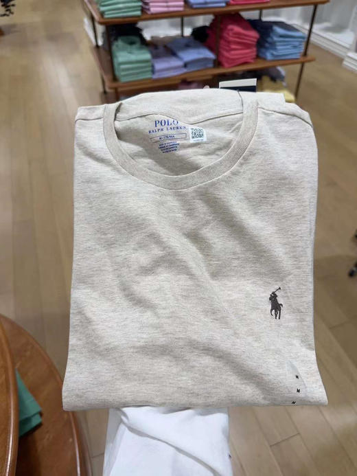 必备单品！RL 拉夫劳伦polo 男士圆领基础款短袖T恤 国内¥990/件，找我¥340/件 商品图11