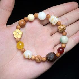 47044菩提手串-玉美人菲菲HZ#菩提多宝手串约12mm