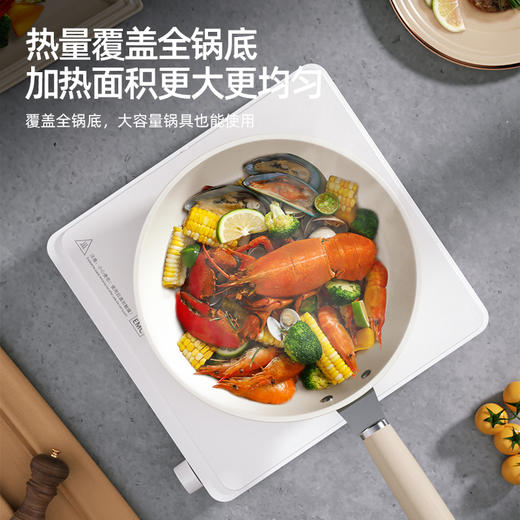 【新品上市】迈卡罗 （MACAIIROOS）多功能电磁炉大功率爆炒方形小巧不占地家用煮面炒菜烧水烤肉 MC-CL210 商品图5